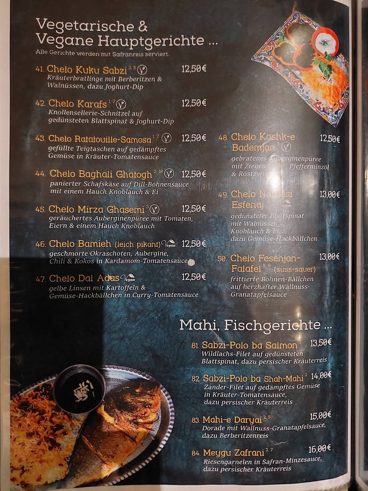 Menu de Süße Limone Offenbach