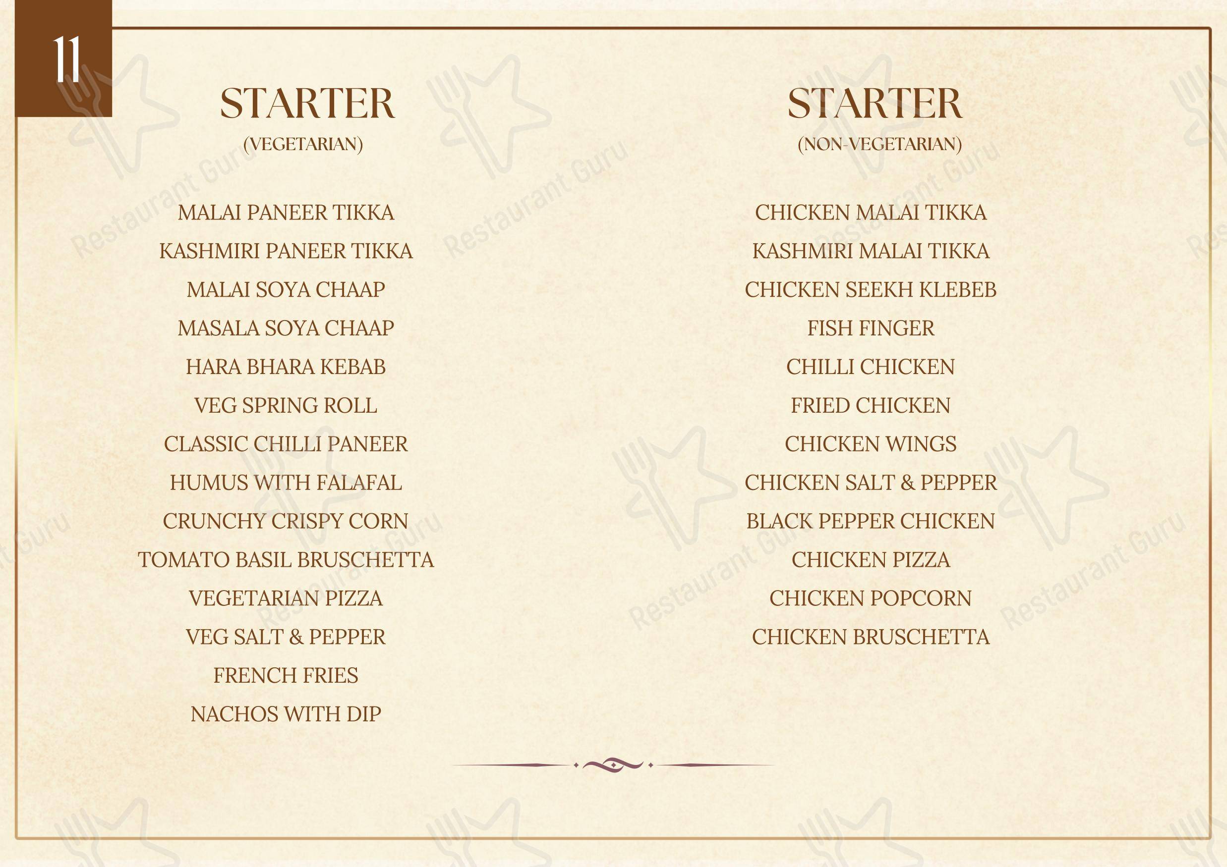 Oh Honey By Skyhouse - Menu