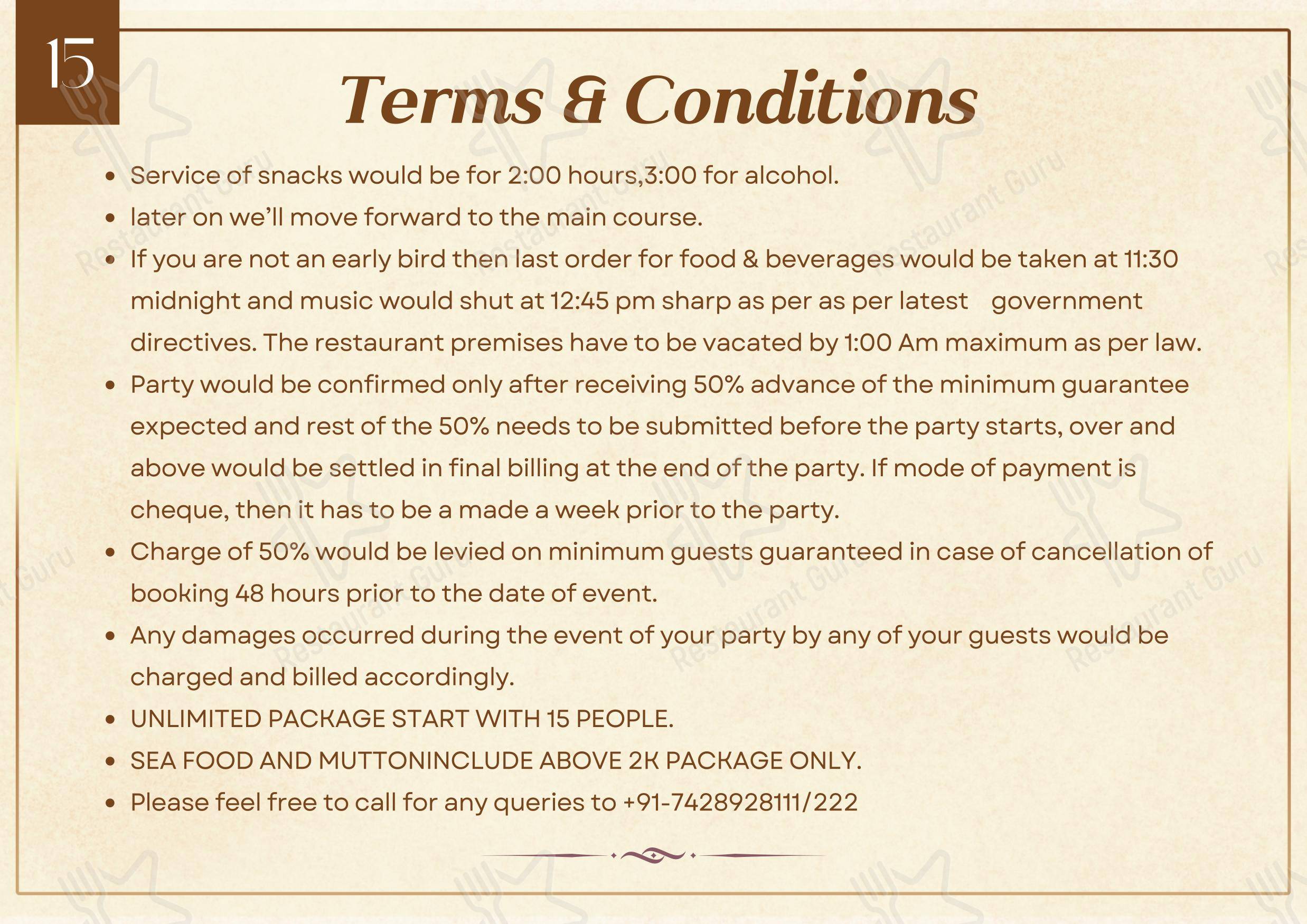 Oh Honey By Skyhouse in Noida - Menu