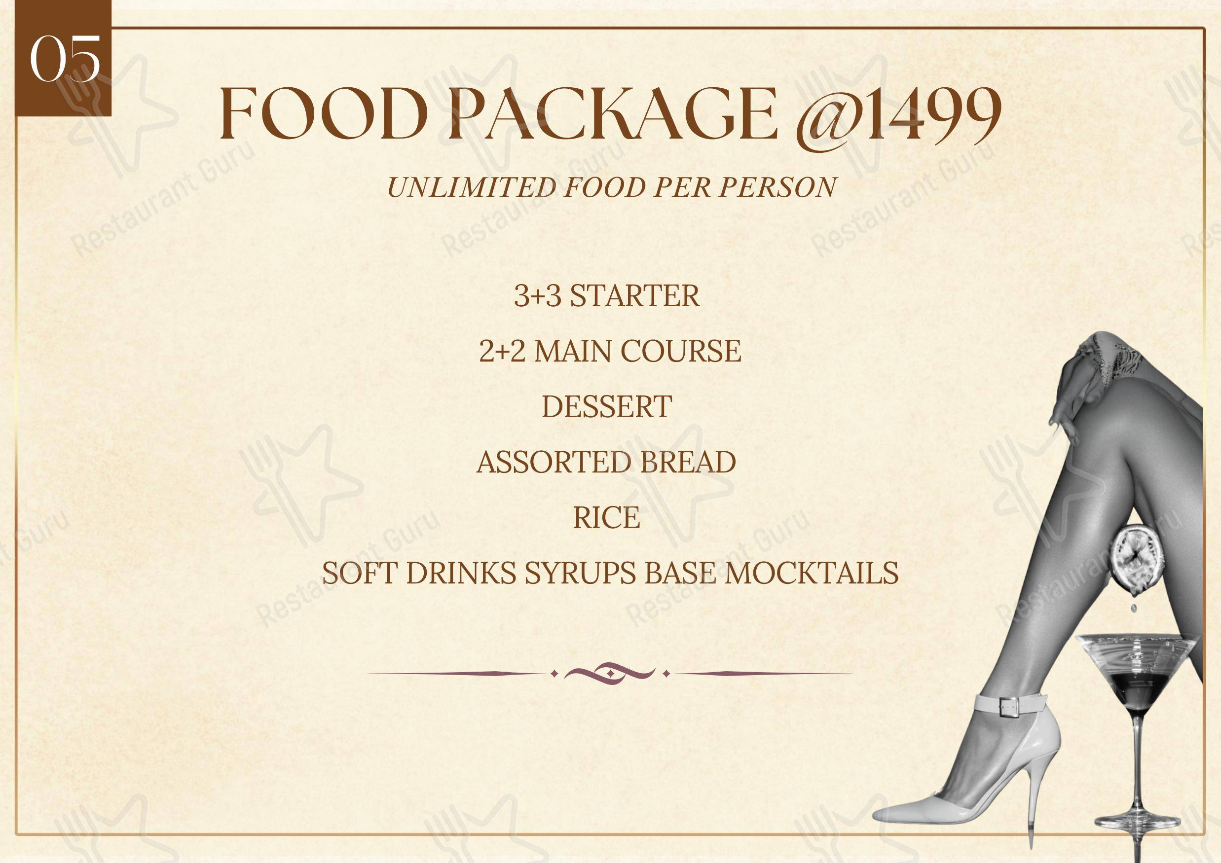 Oh Honey By Skyhouse in Noida - Menu