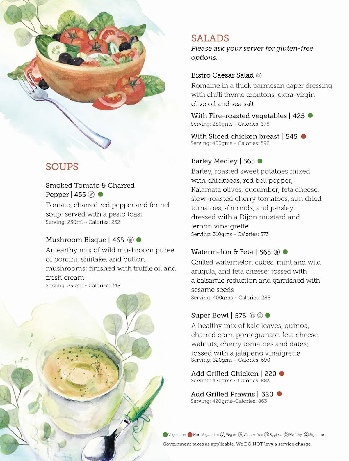 Olive Bistro & Bar menu