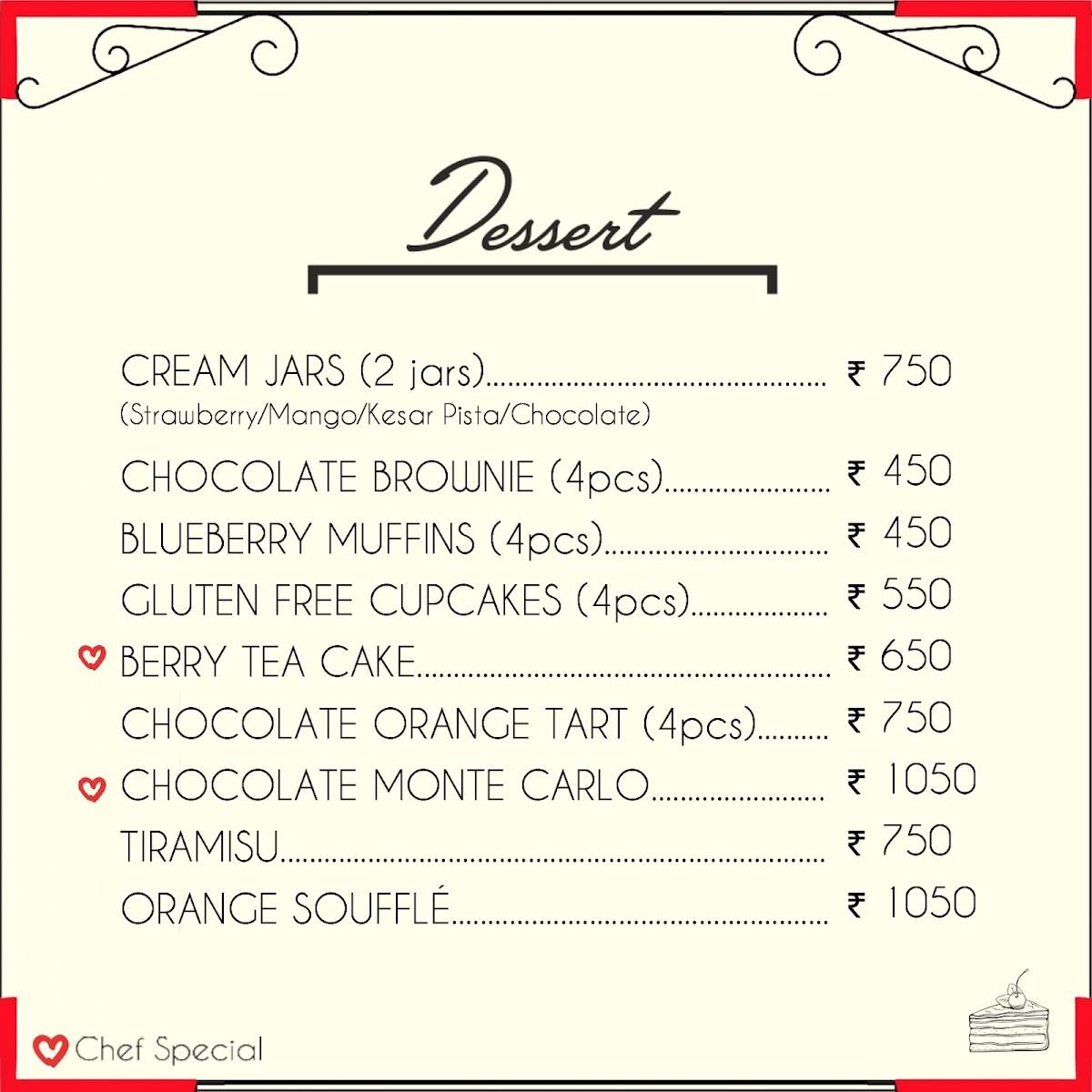 OUT Bari - Once Upon a Table menu