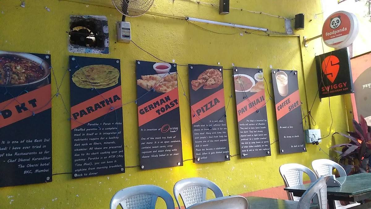 One Way Foods menu