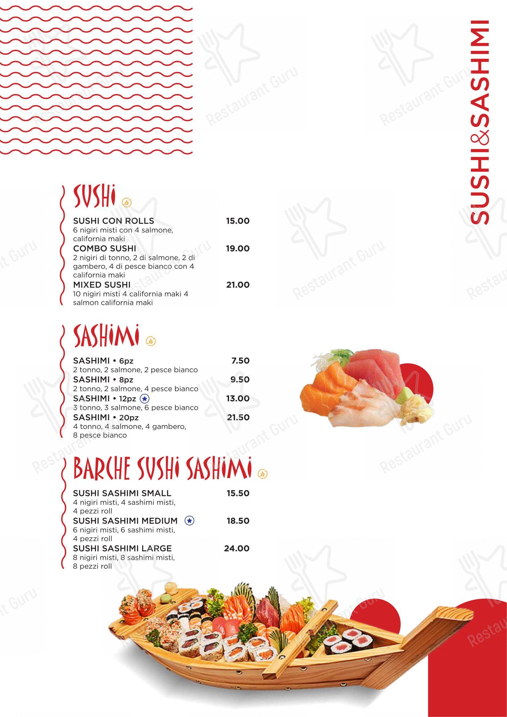 Menu pour Osaka Restaurant - Menu