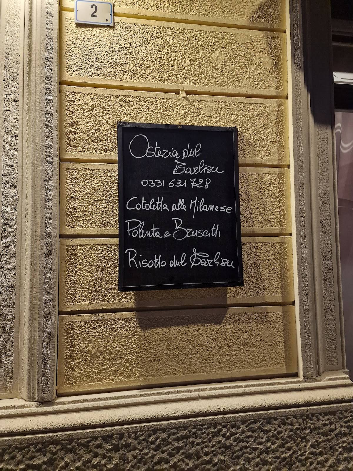 Menu di Osteria Dul Tarlisu Busto Arsizio 
