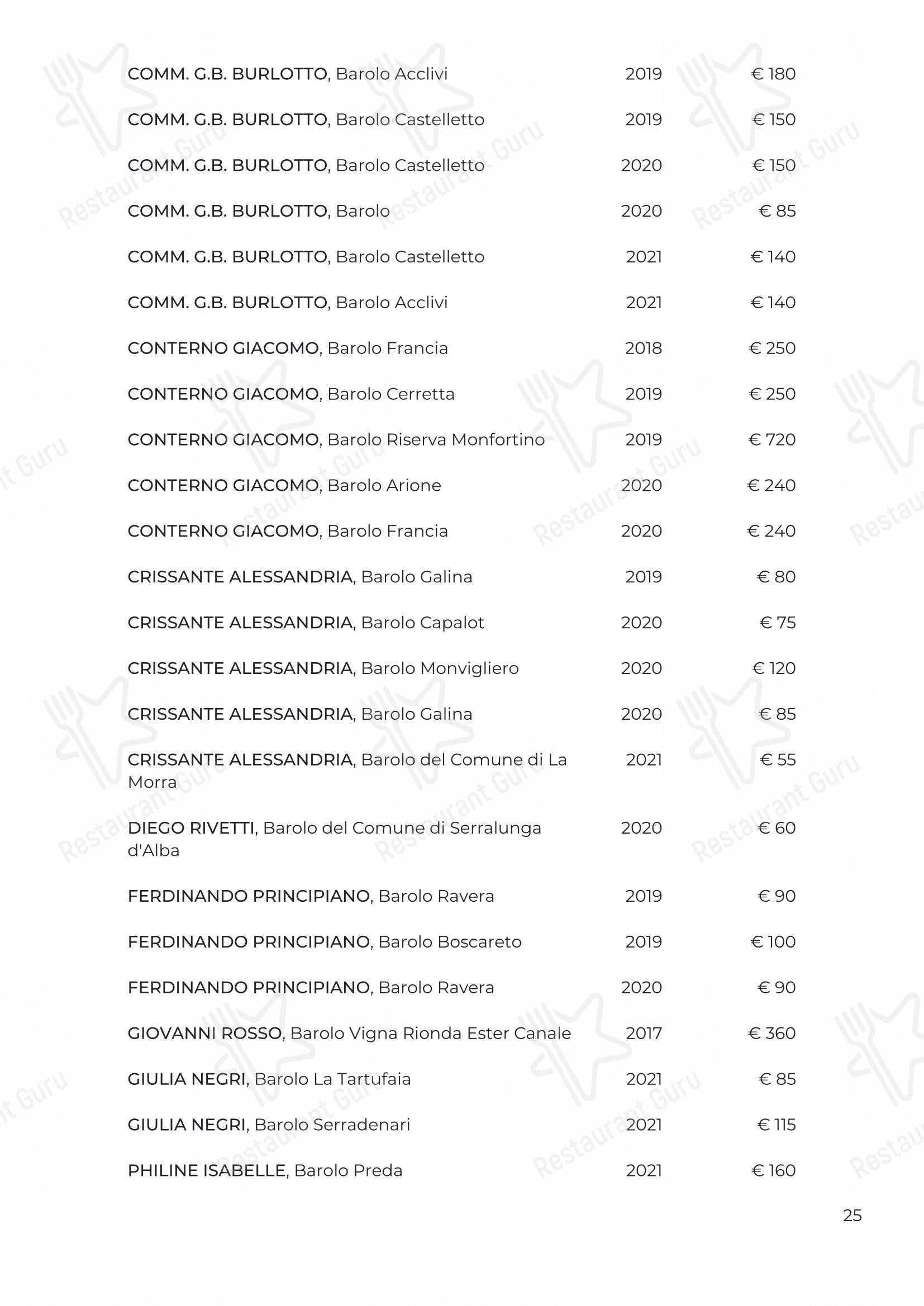 菜单 per Osteria Italia Citabiunda ristorante