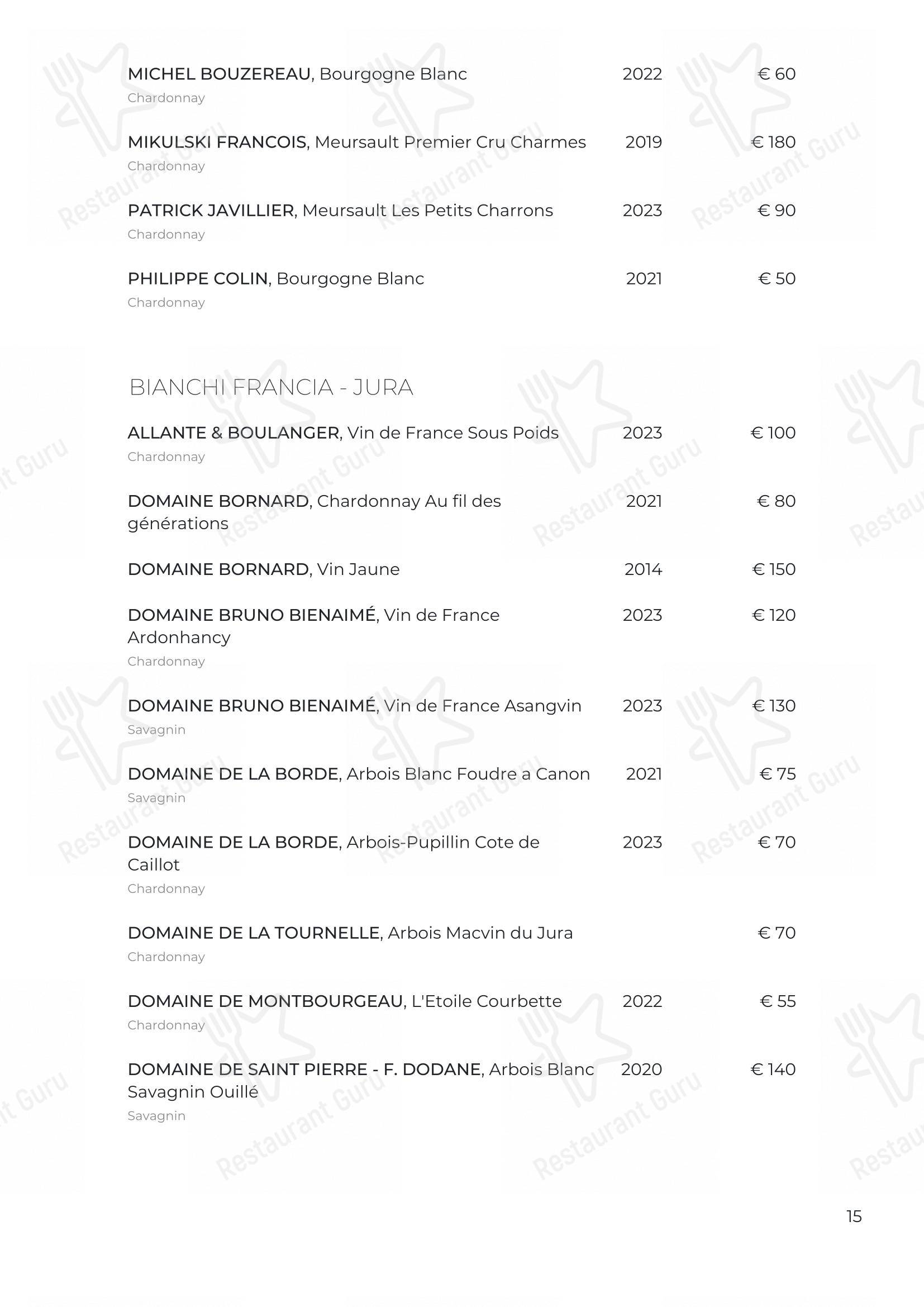 Osteria Italia Citabiunda in Alba - 菜单