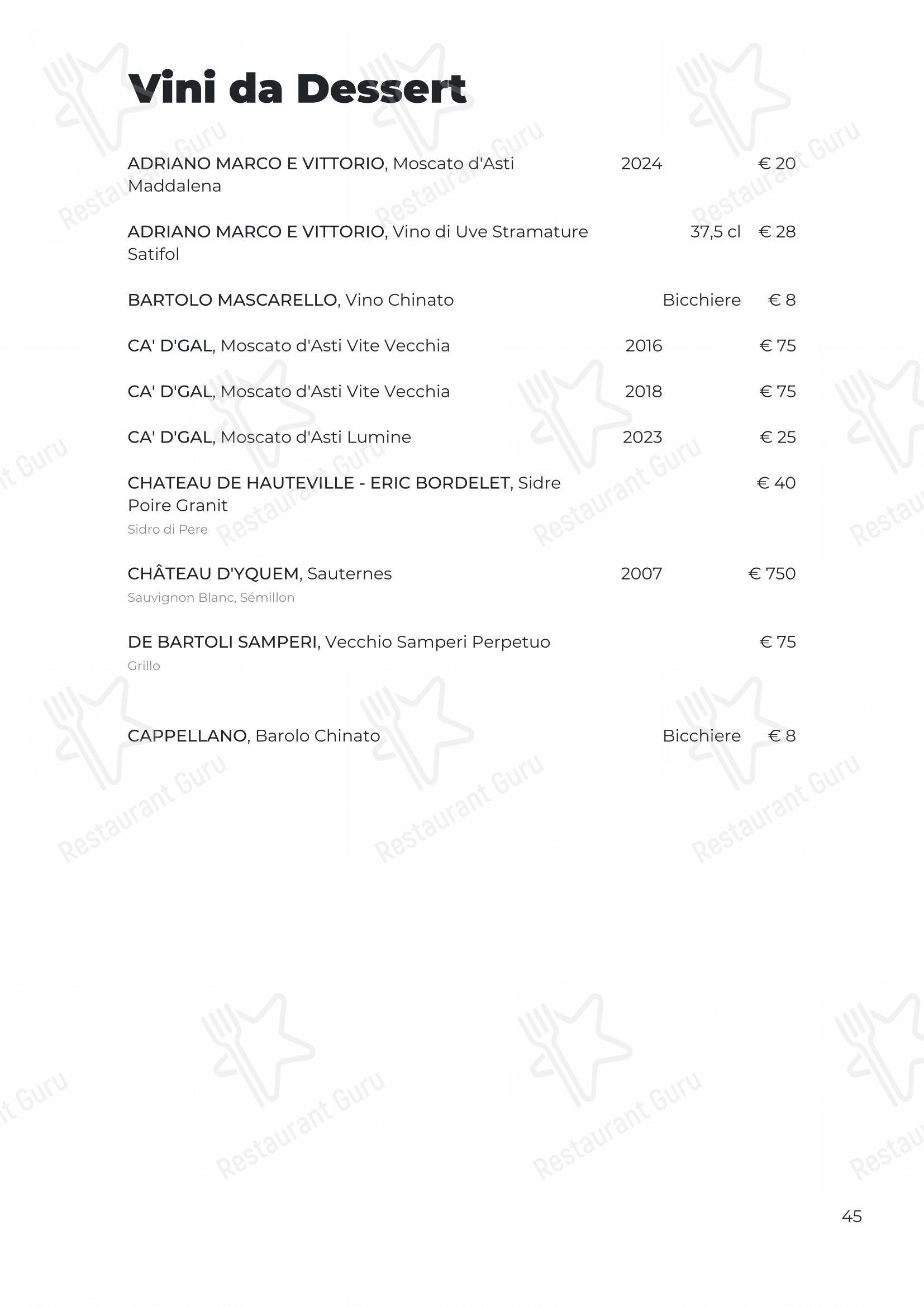 菜单 per Osteria Italia Citabiunda in Alba