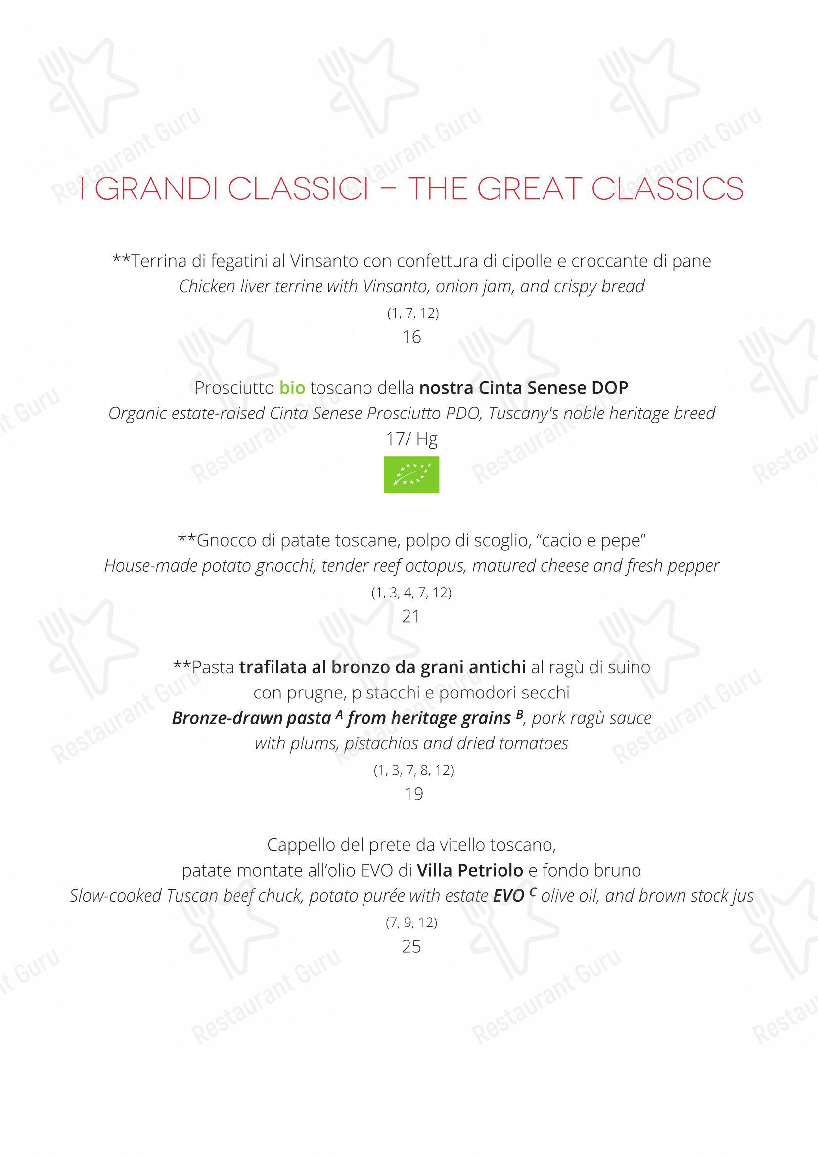 Menu per Osteria di Golpaja in Cerreto Guidi