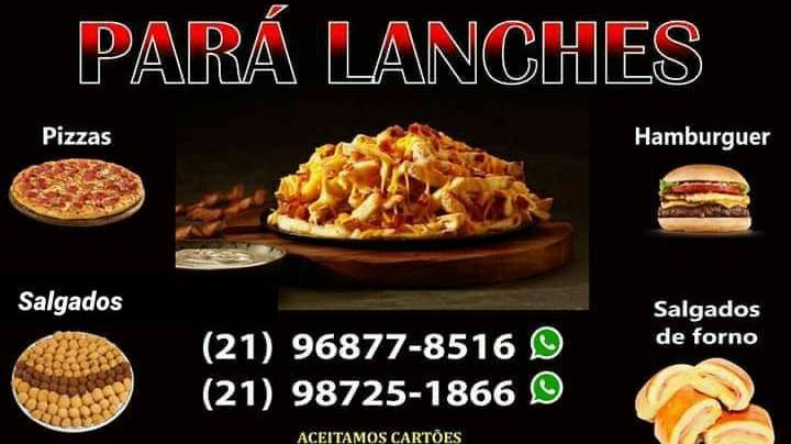 PARÁ LANCHES cardápio