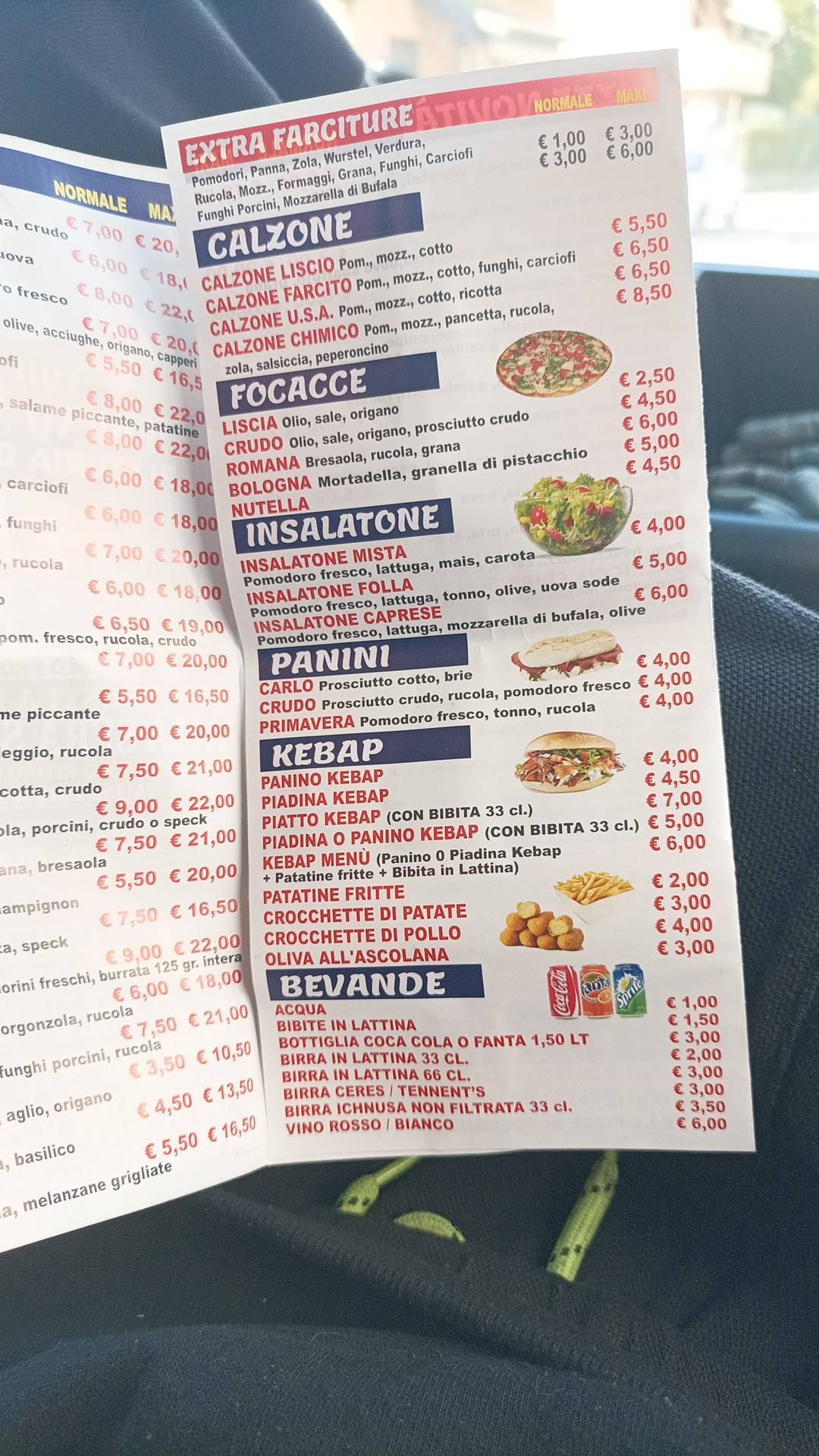 Menu di Pizza Chic 2 