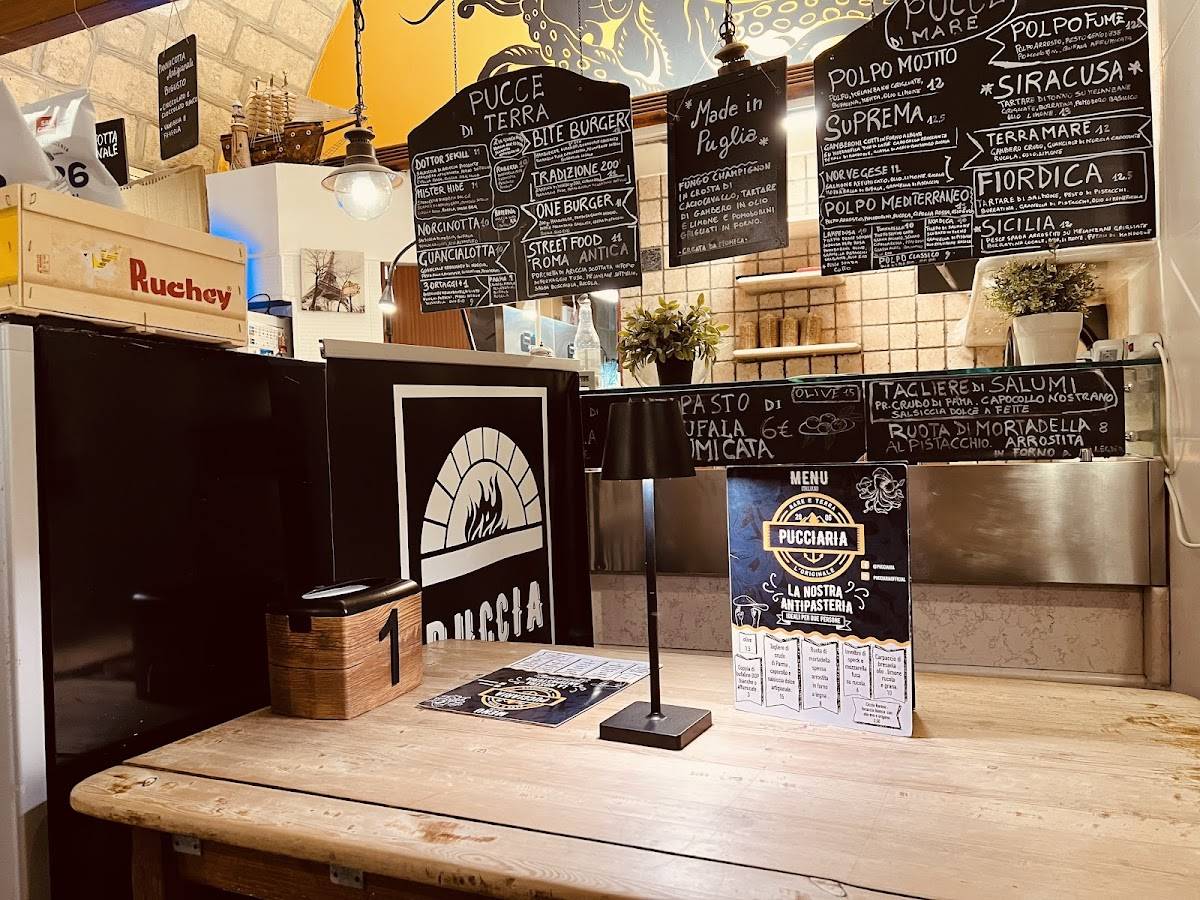 Menu di PUCCIARIA Santo Spirito 