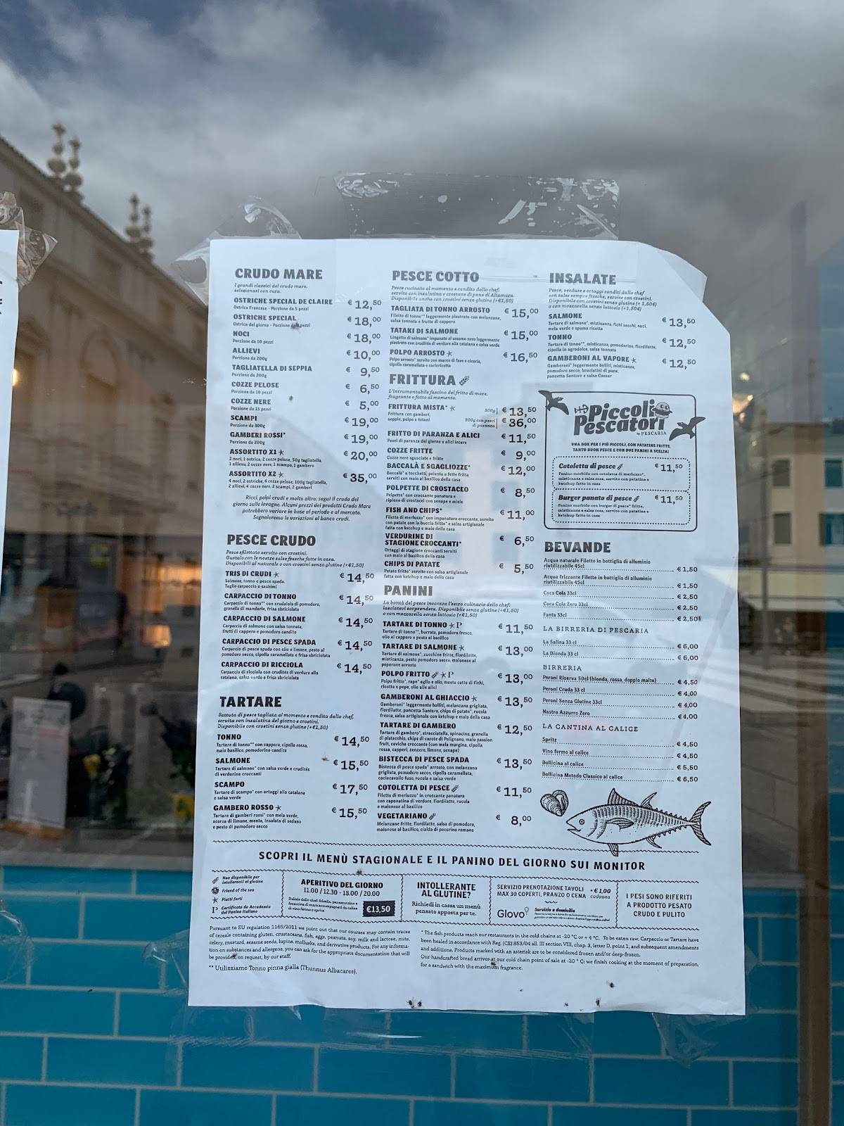 Menu di Pescaria 