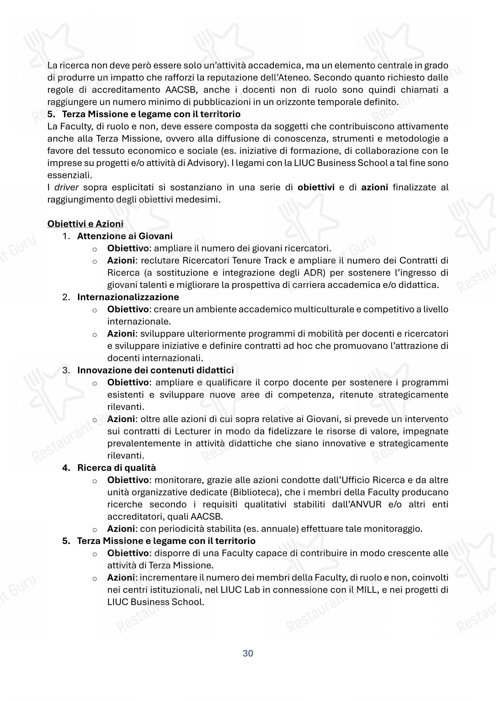 Panacea in Legnano - Menu