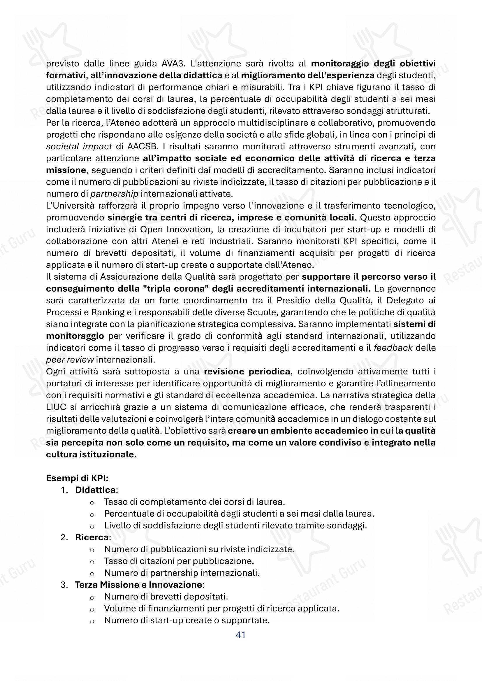 Panacea in Legnano - Menu