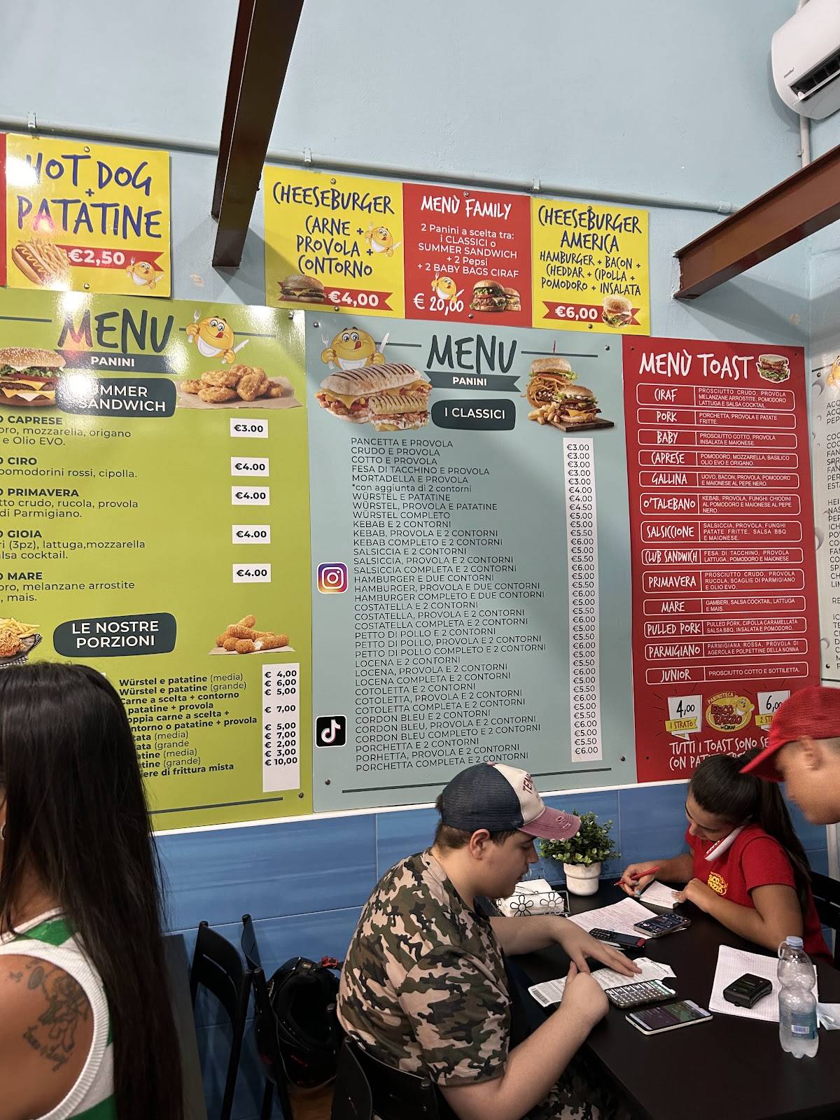 Menu di Paninoteca Ciraf 