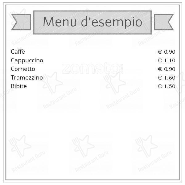 Menu di Bar Pan Liu 