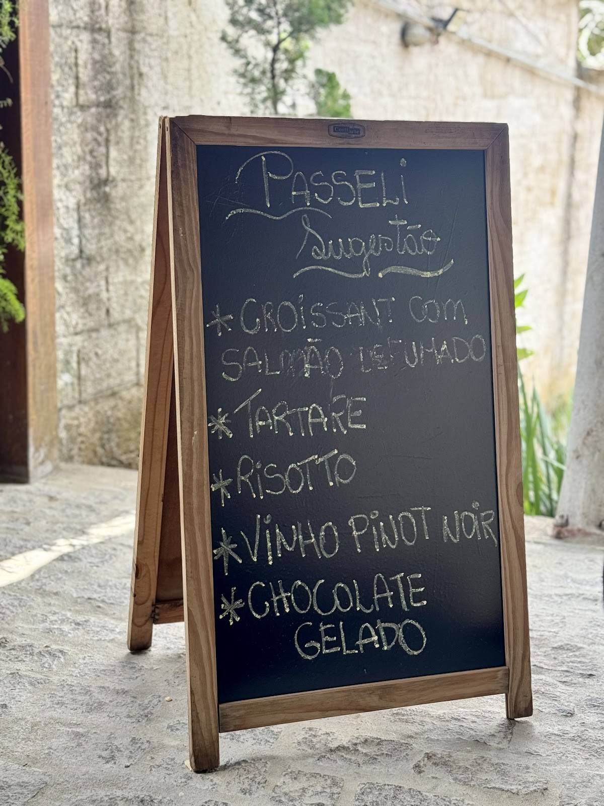 Passeli Boulangerie cardápio