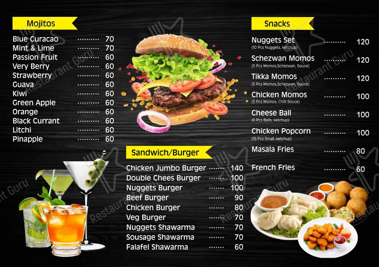 PATHIRAPAT menu - meals and drinks