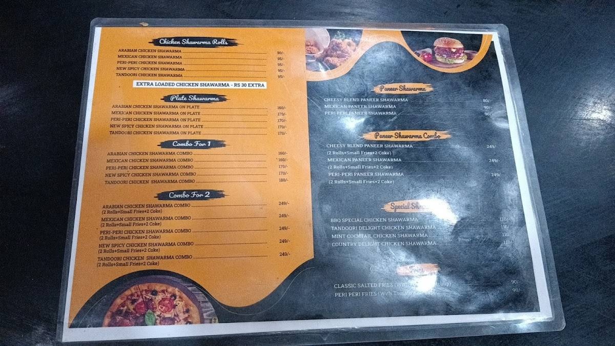 Absolute Shawarma @ Patna menu