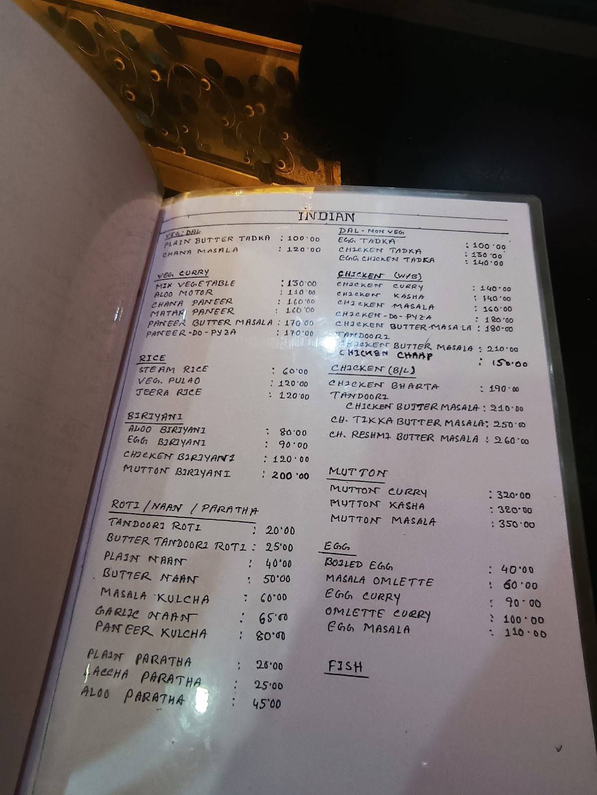 Penguin menu