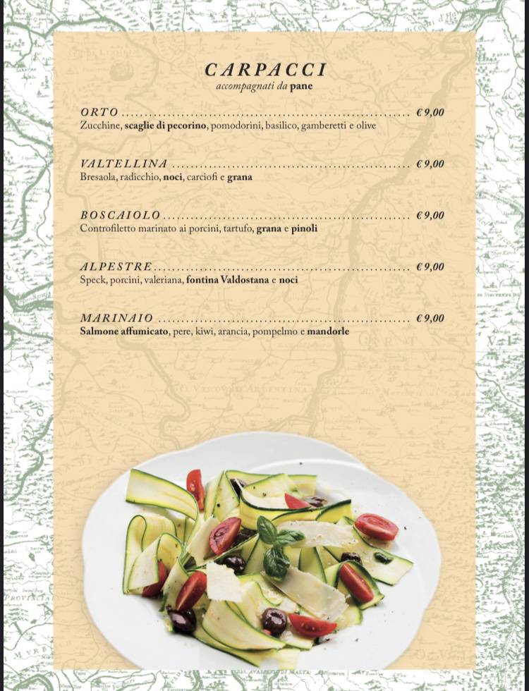 Menu di Perceval 