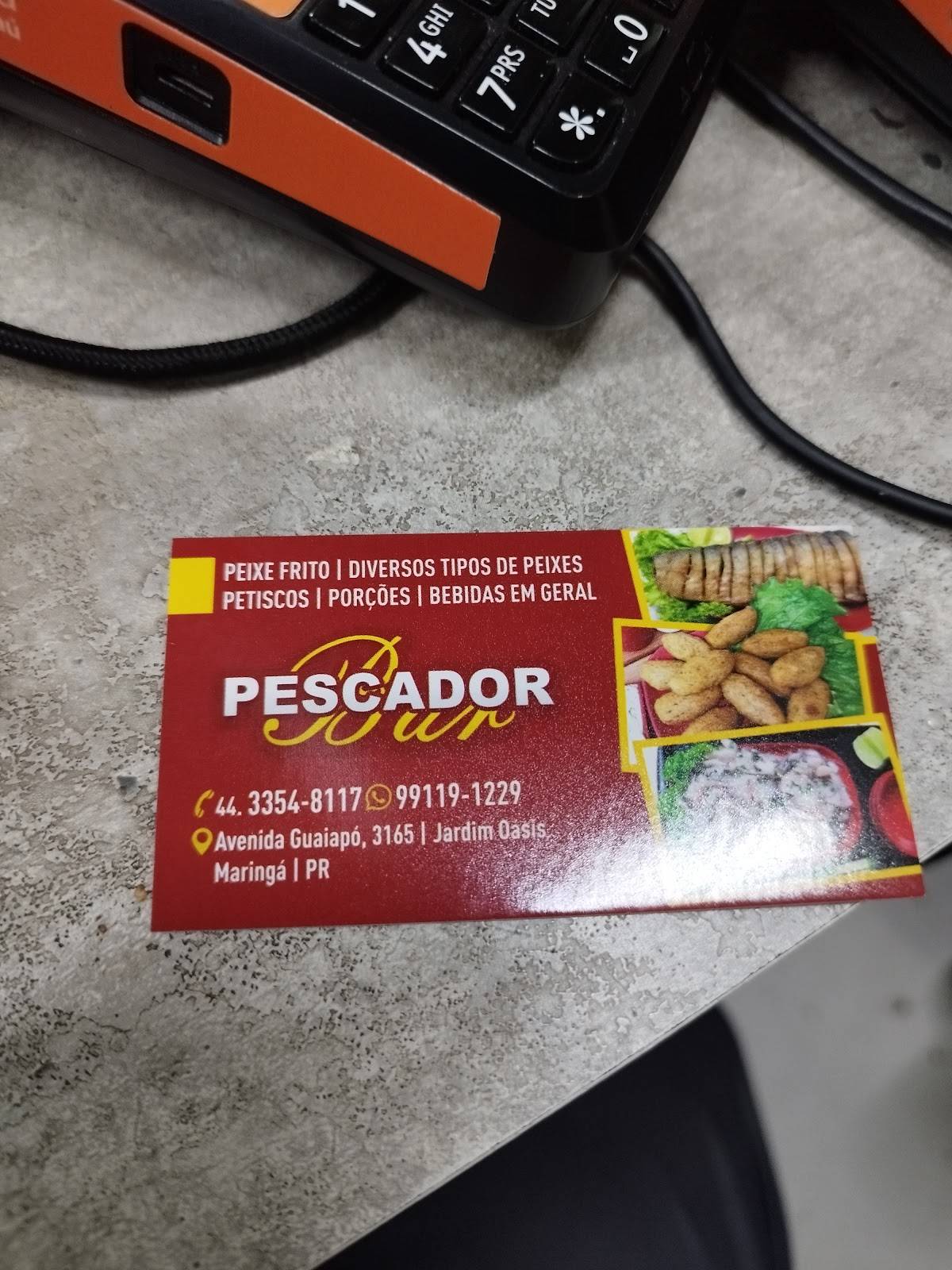 Pescador Bar cardápio