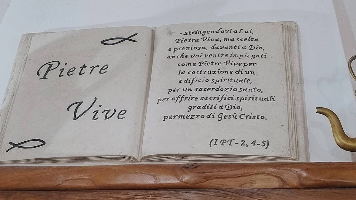 Menu di Pietre Vive di Giuseppe Larusso 