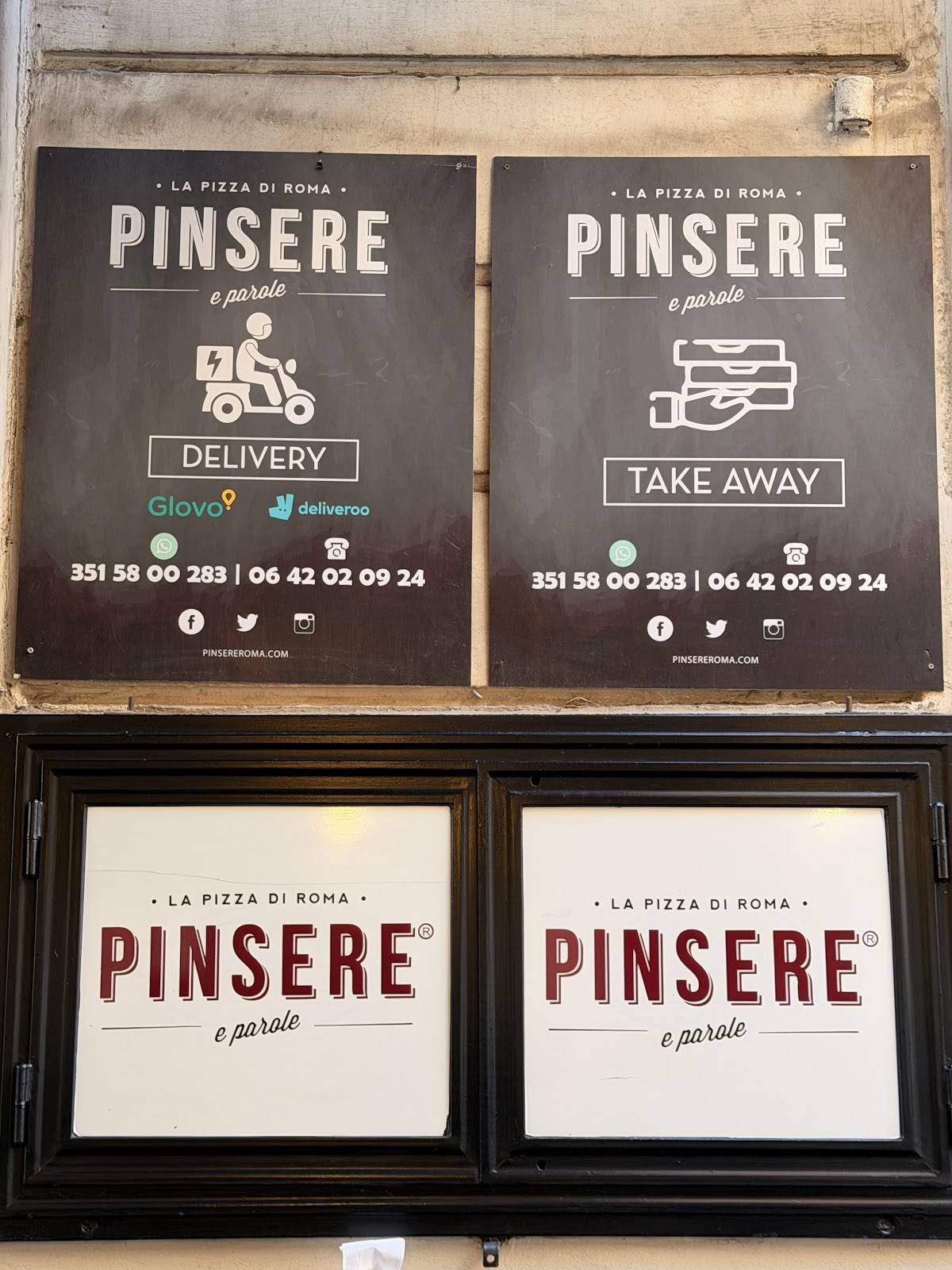 Menu di Pinsere 