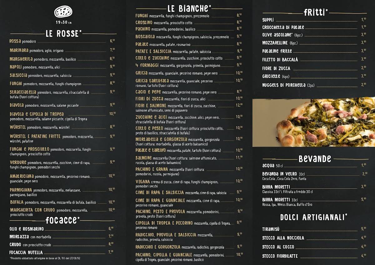 Menu de Piotto Appio Latino
