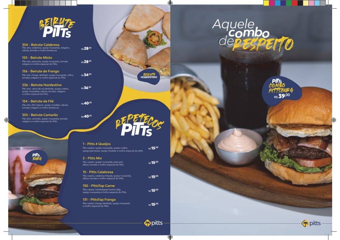 Menu em Pittsburg - Abel Cabral restaurante, Parnamirim
