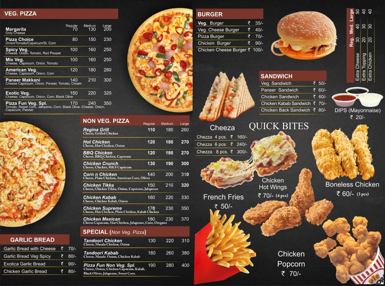Pizza Fun Sambhal Sambhal menu