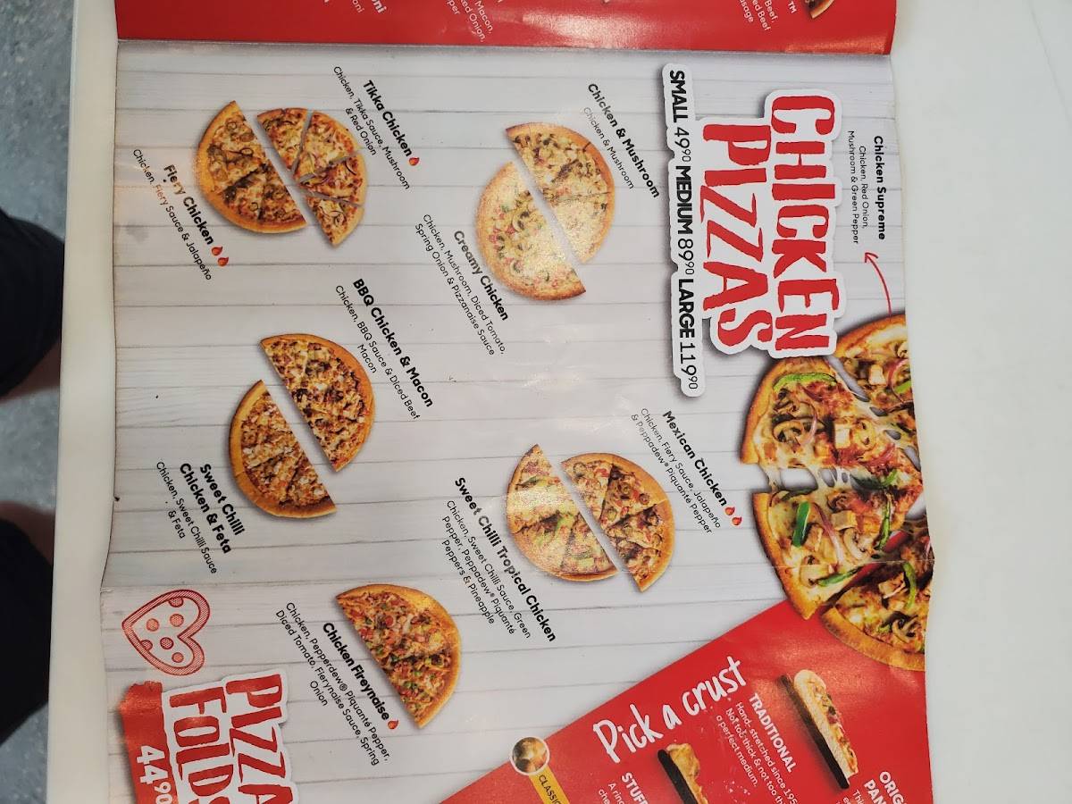 Menu at Pizza Hut Park Square Umhlanga restaurant, Umhlanga