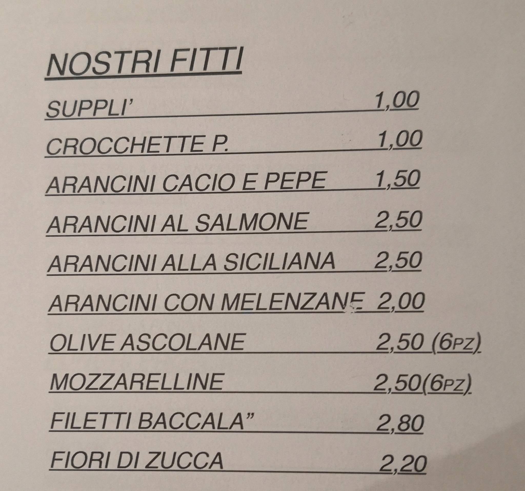 Menu di Pizza Pazza per i Pazzi della Pizza 