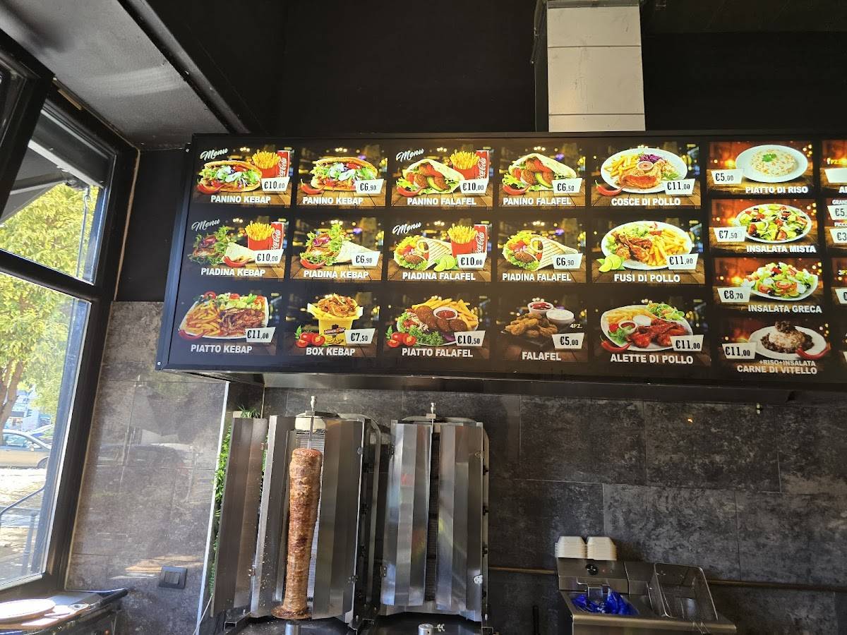 Menu di Pizza & Kebap Mekan 