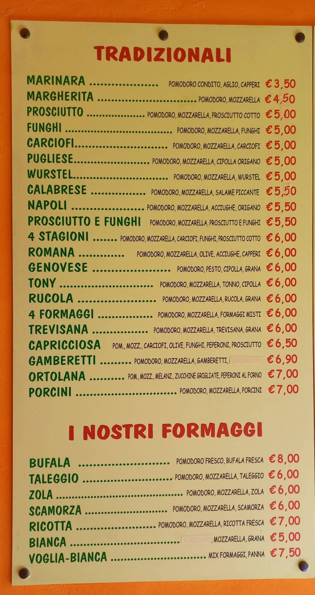 Menu di Pizza & Pizza Show 