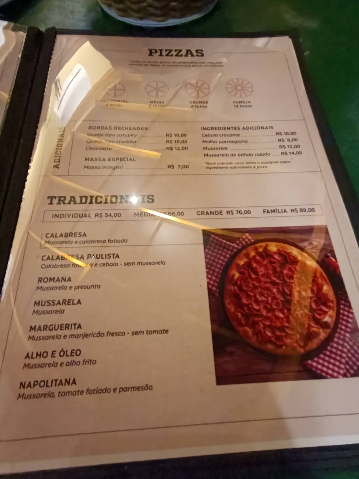 Baggio Pizzeria & Focacceria - Maringá cardápio
