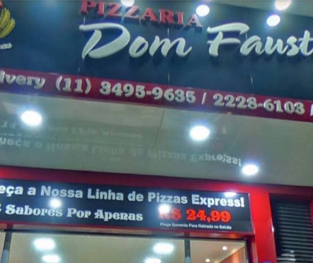 Pizzaria Dom Faustino cardápio