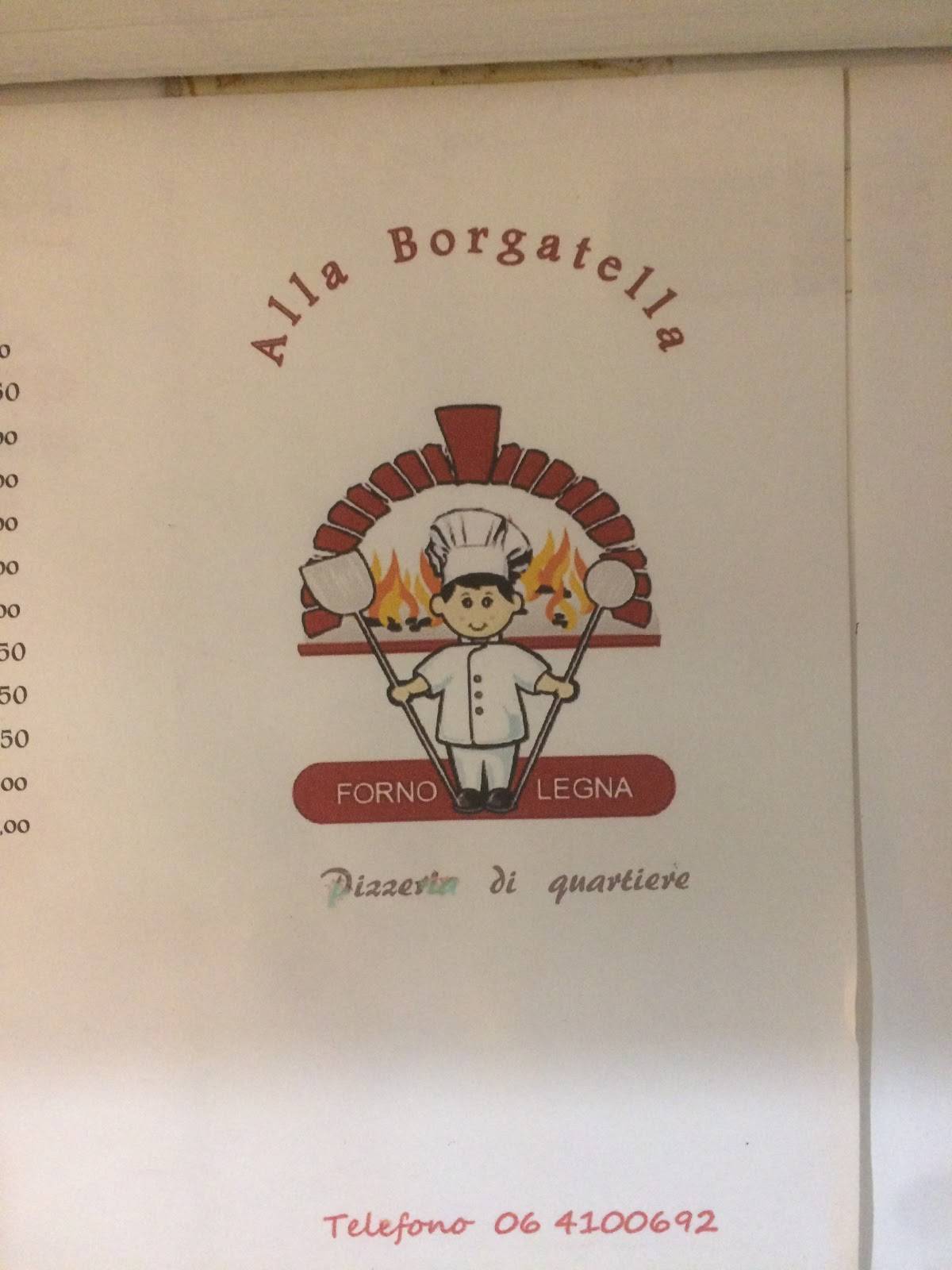 Menu di Pizzeria Alla Borgatella 