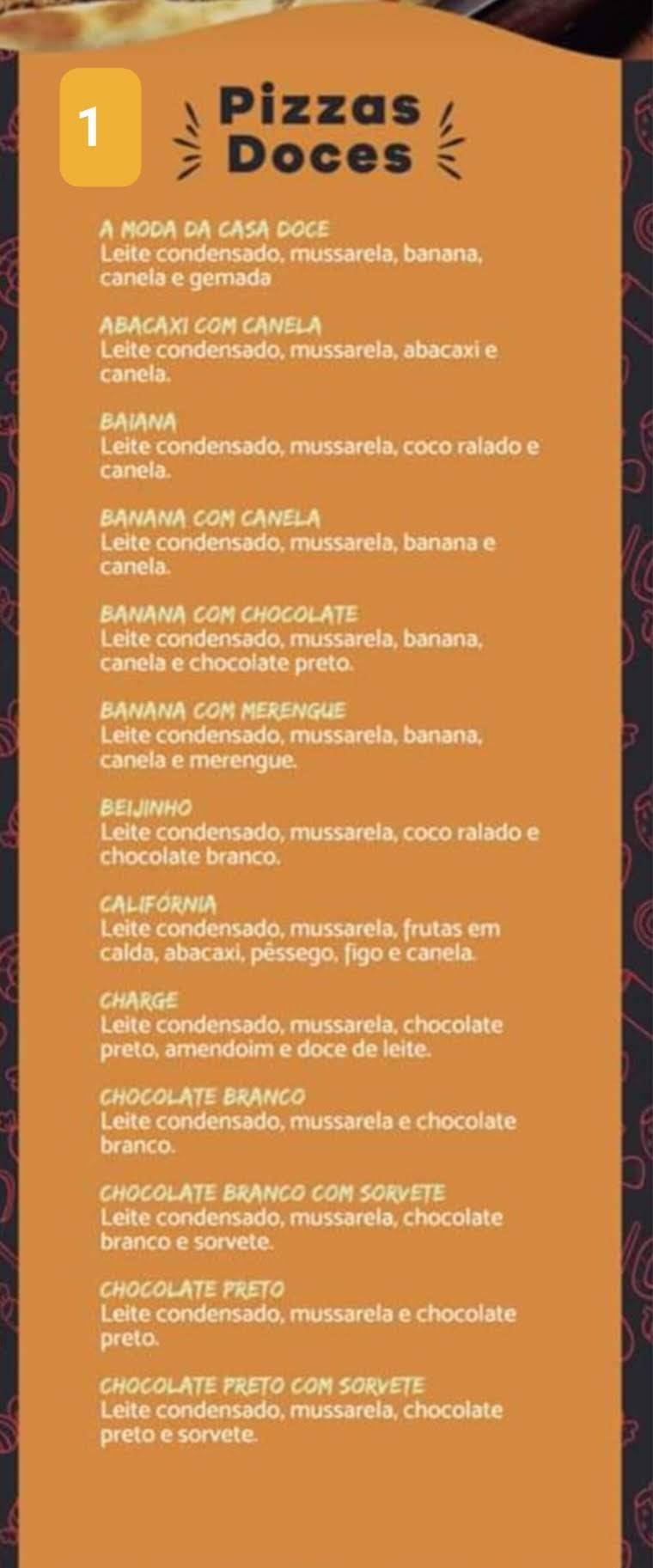 Dom Marco Pizzaria cardápio