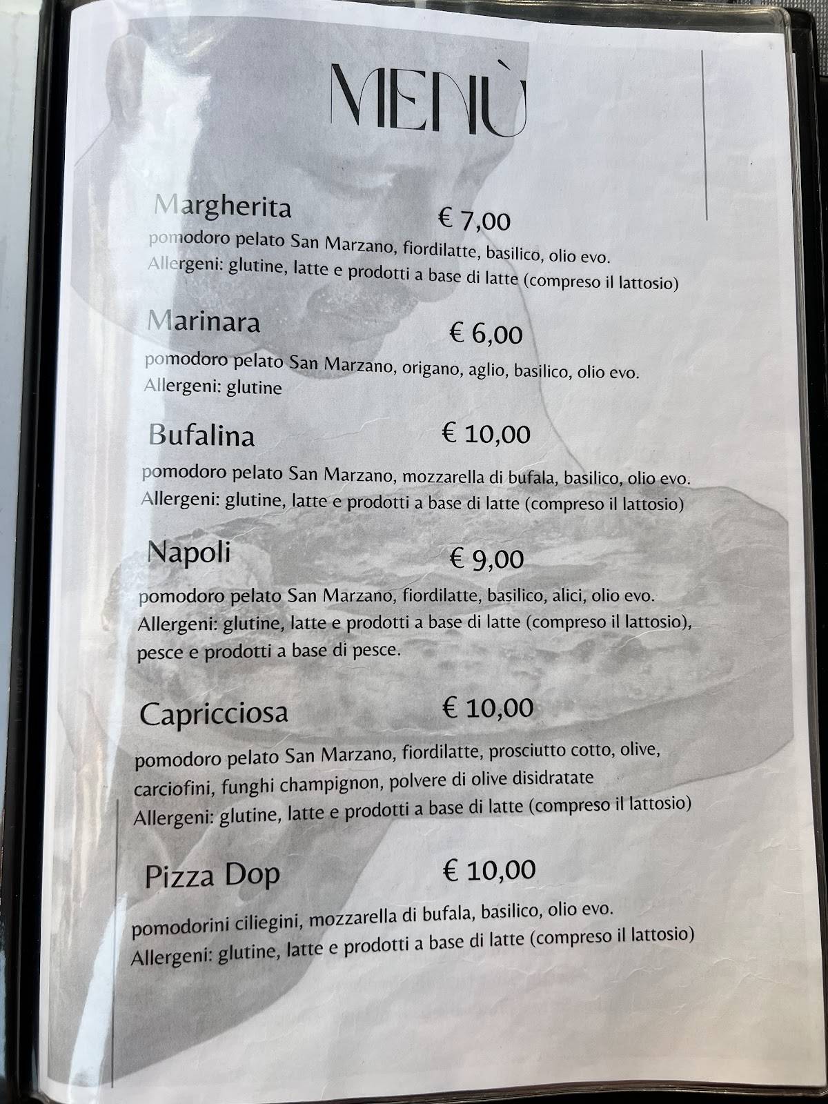 Menu di Giù Giù Pizzeria Friggitoria 