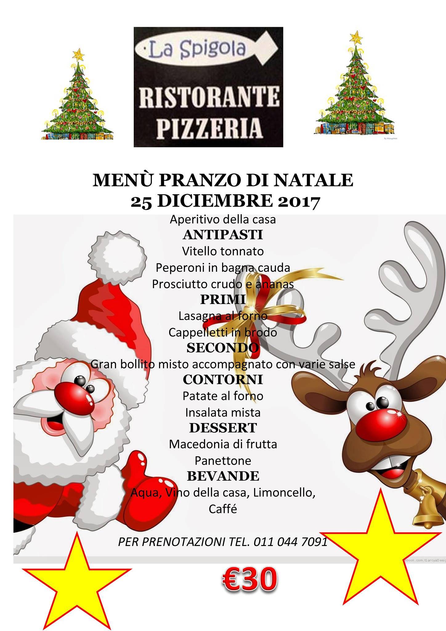 Menu di La Spigola 