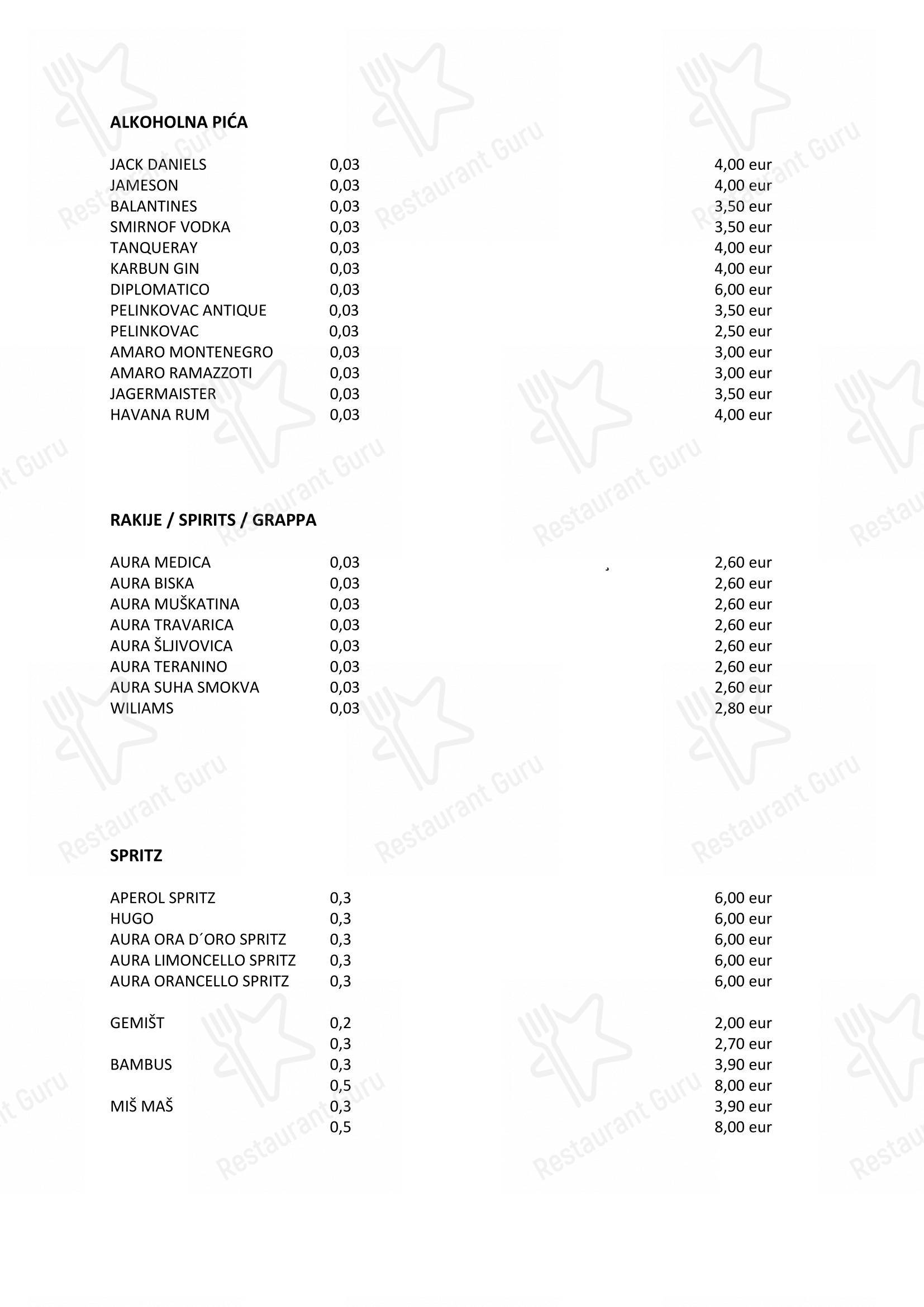 Pizzeria Laco in Cittanova - Menu