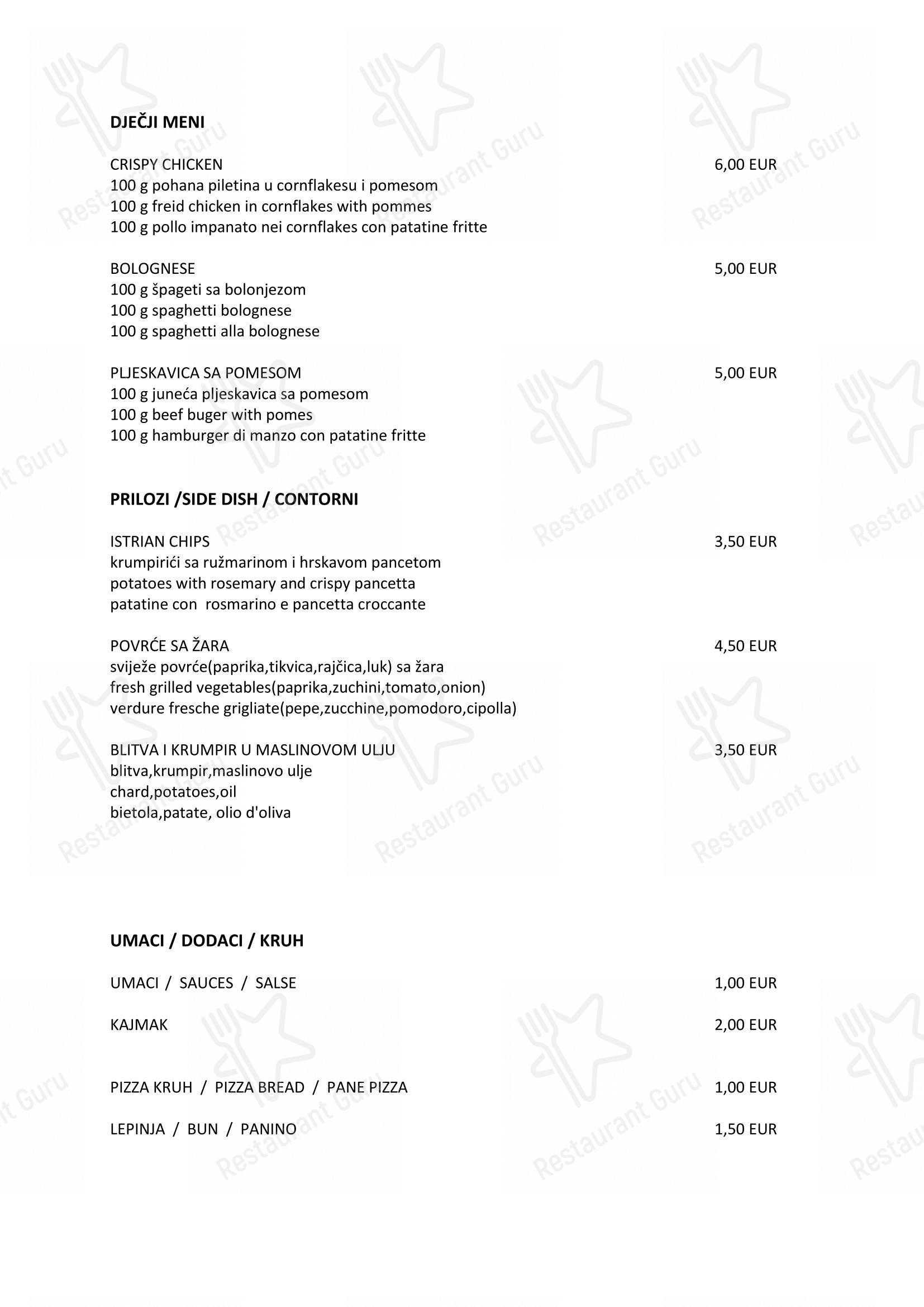 Menu di Pizzeria Laco - Menu