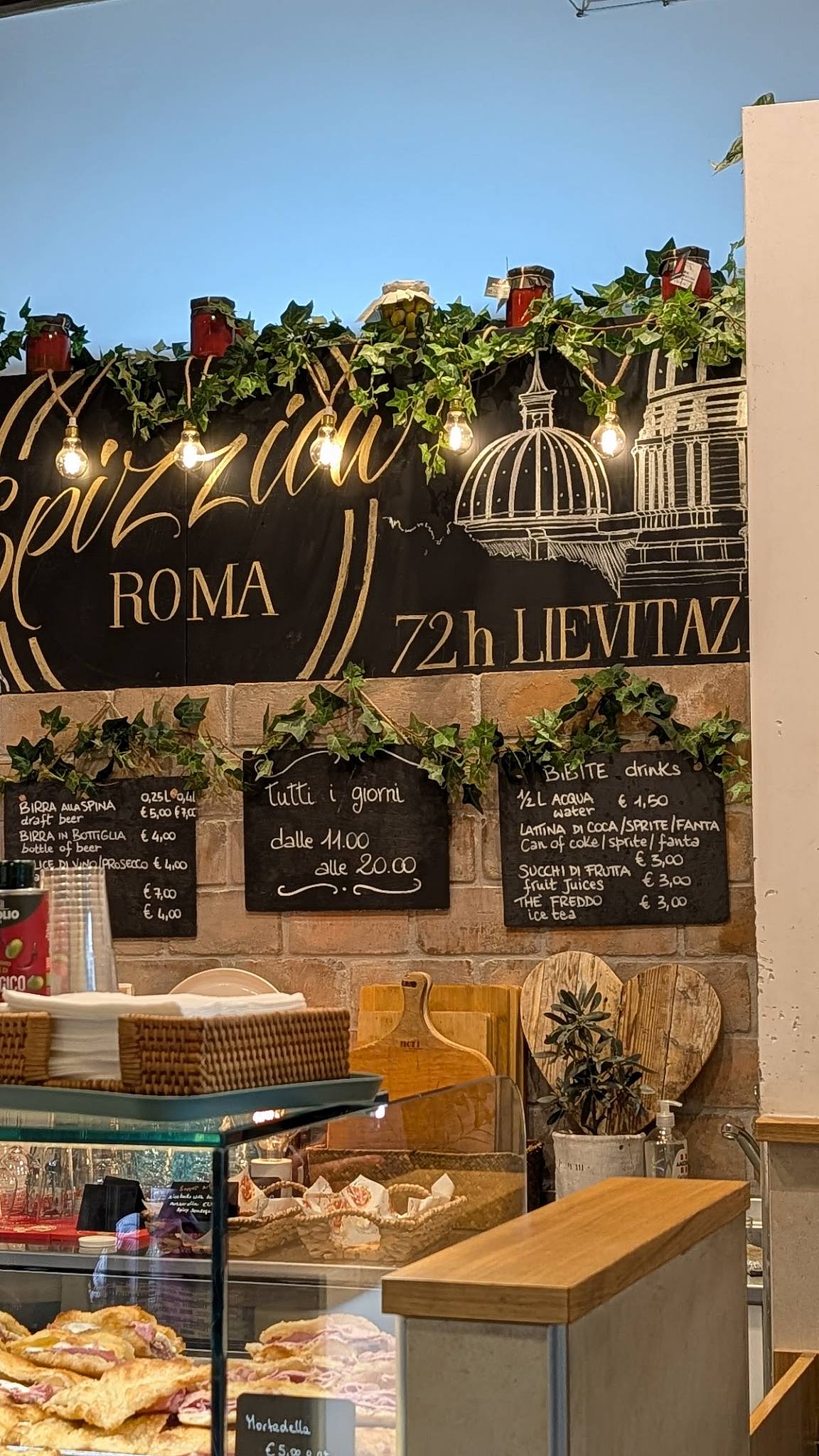 Menu di Spizzica Roma - Pizza al Taglio 