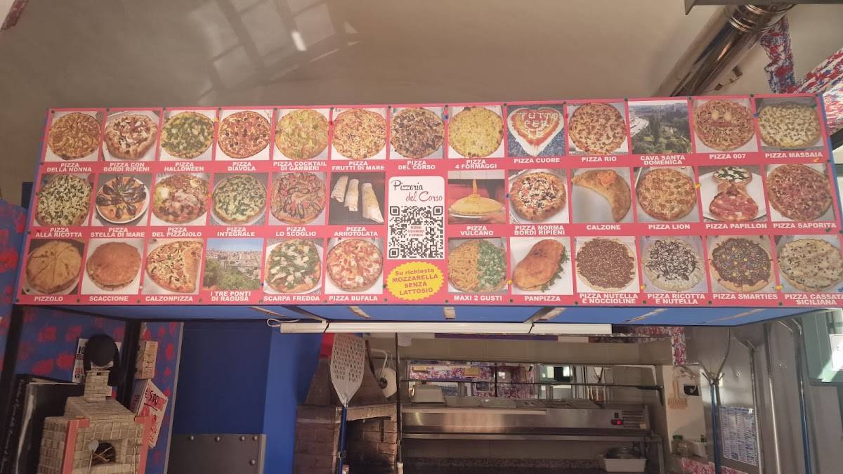 Menu di Pizzeria del Corso Ragusa 