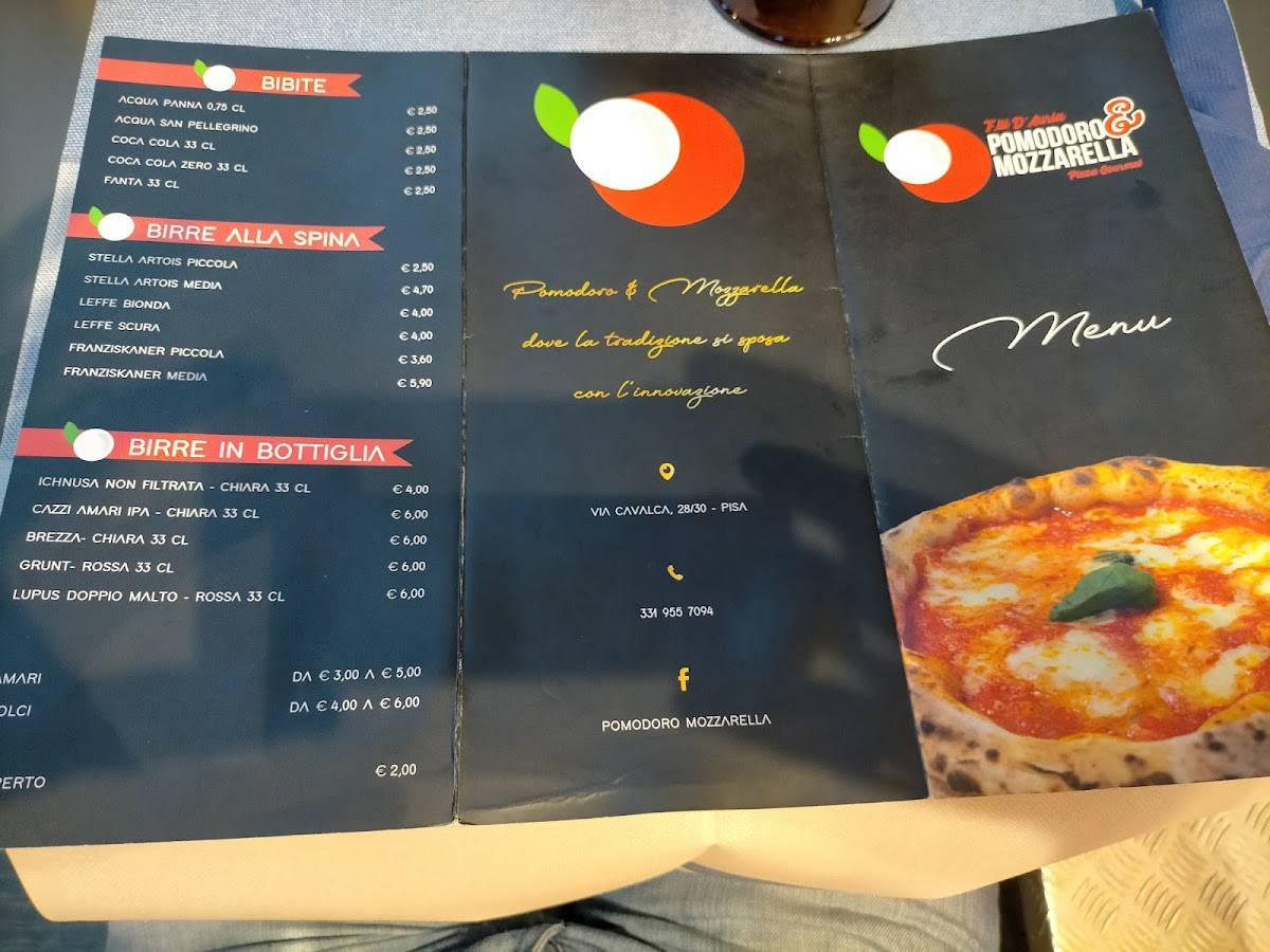 Menu di Pomodoro & Mozzarella • F.lli D’Auria pizza Gourmet 