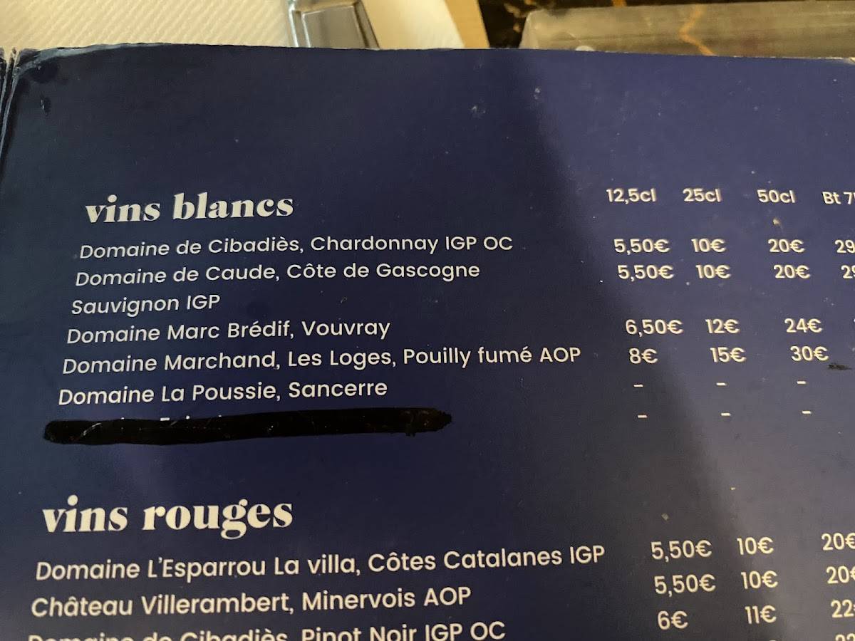 Menu de Poni