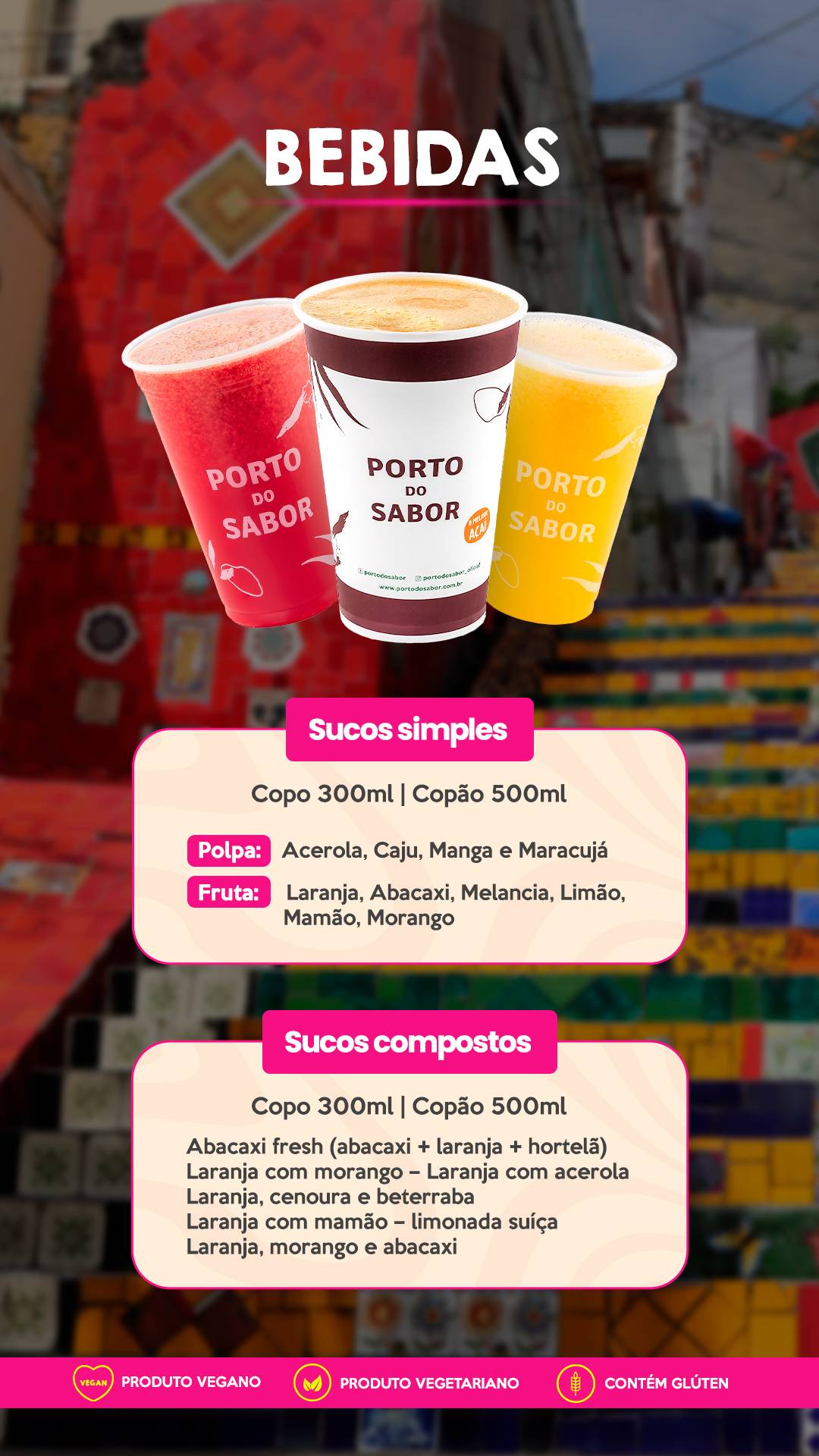 Porto Do Sabor - Città América cardápio