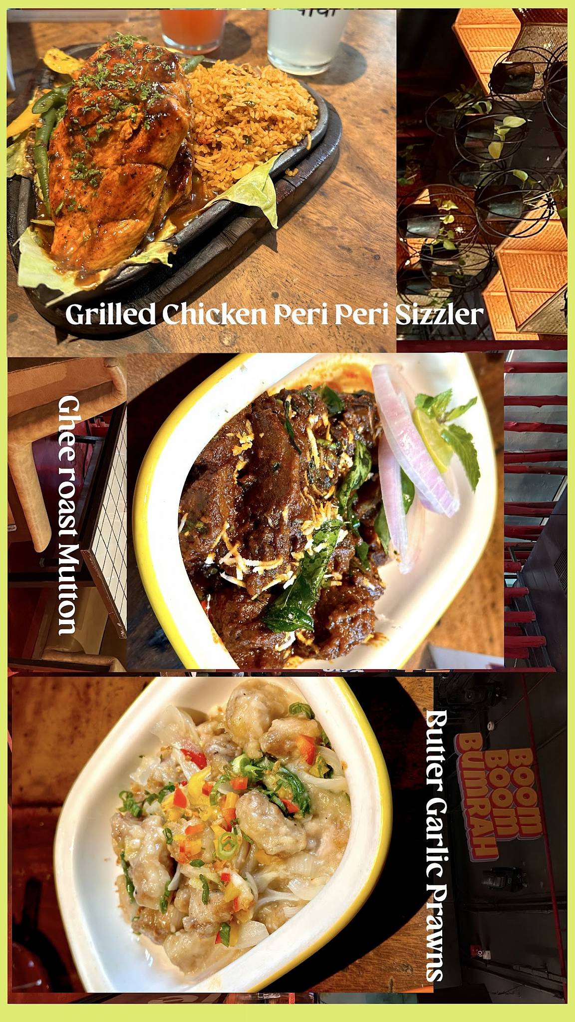 Powai Social menu